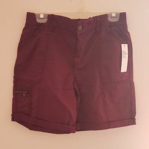 Ladies SONOMA Bermuda Shorts in Plum - Size 12